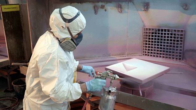 AKM Kırmızı Küre seramik üretim