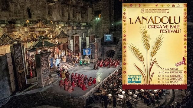 1.Anadolu Opera ve Bale Festivali Şırnak'ta coşkuyla başladı