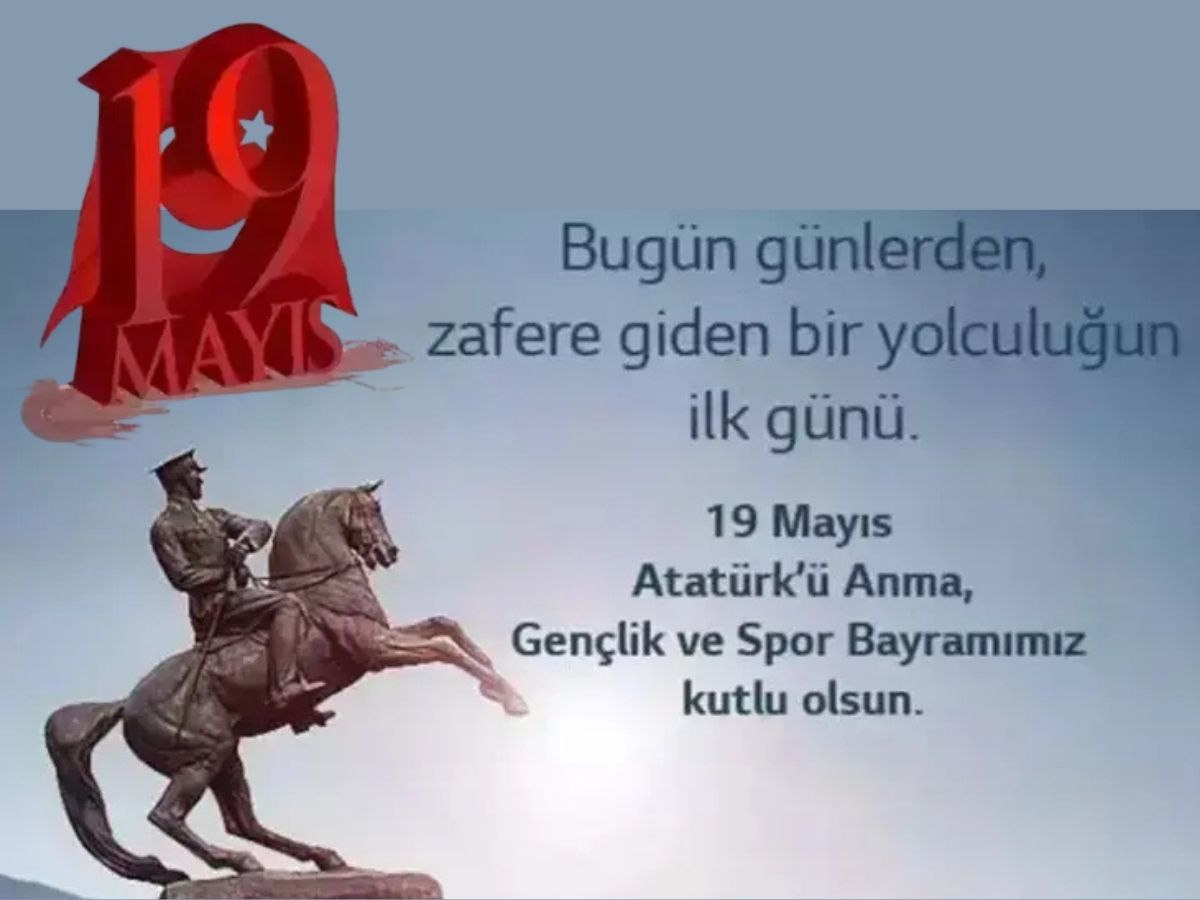 19 Mayıs Atatürk’ü Anma, Gençlik ve Spor Bayramımız kutlu olsun