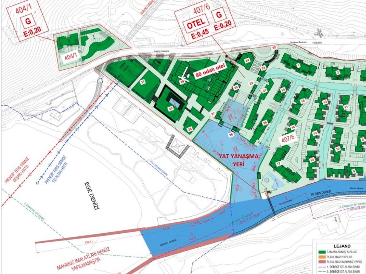 Bodrum’da turizm ve yat limanı projesine ÇED olumlu kararı