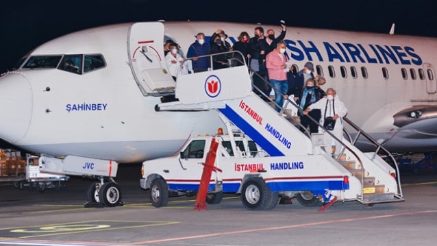 4 ay sonra ilk charter sefer!