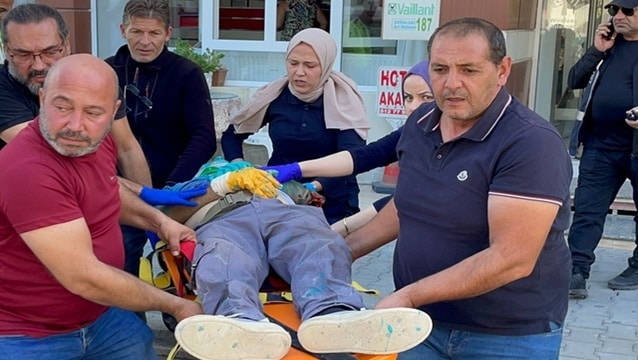 5 katlı otelin çatısından düşen işçi hayatını kaybetti