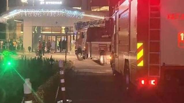 5 yıldızlı otelde yangın paniği!