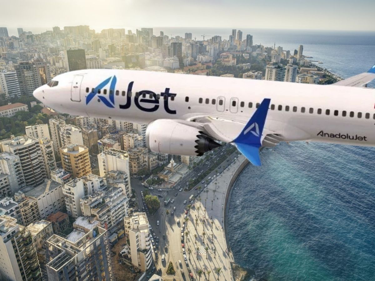 AJet İstanbul-Beyrut direkt uçuşları 2 Aralık’ta başlıyor