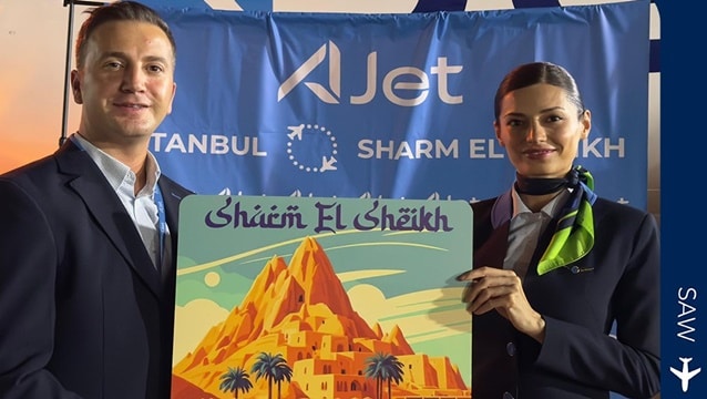 Ajet Ekim'e 7 yeni yurtdışı rotasına uçuşlarla başladı