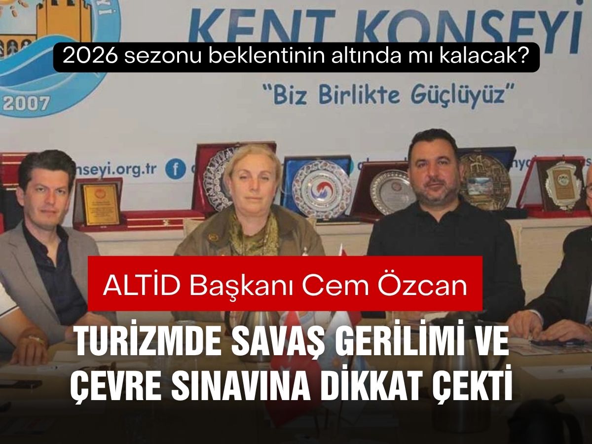 Cem Özcan turizm sezonuna ilişkin uyarıda bulunarak risklere dikkat çekti