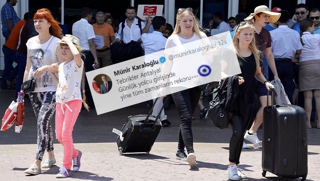 Antalya 8 Haziran Cumartesi günü tüm zamanların rekorunu kırdı