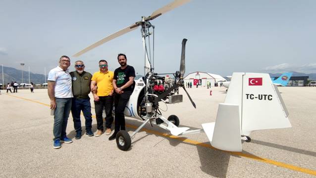 Antalya’da gyrocopter turları başladı