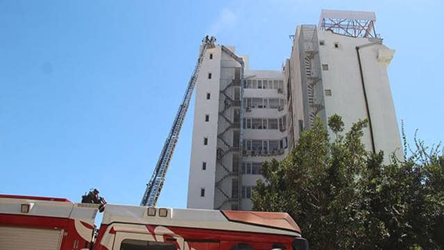 Antalya'da otelde korkutan yangın!