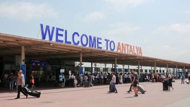 Antalya'ya 10 ayda gelen yabancı turist sayısı belli oldu