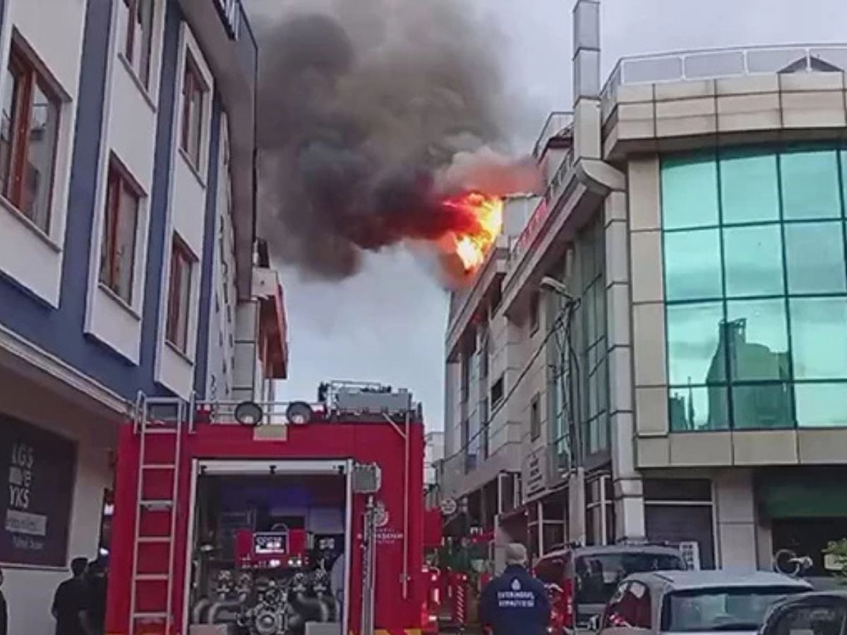 Ataşehir’de otel yangını paniğe neden oldu: 9 kişi tahliye edildi