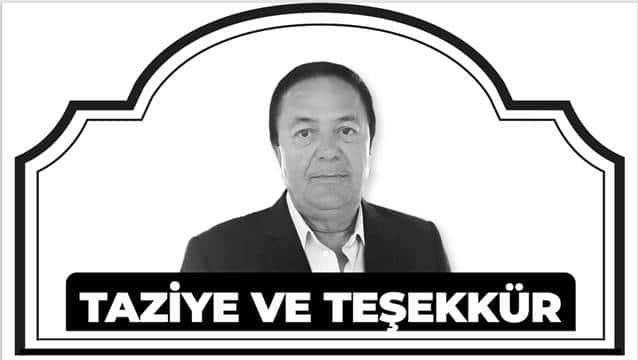 Bağcı Ailesinden Tevfik Bağcı için teşekkür ve taziye mesajı...