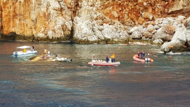 Batan tur teknesinden çıkamamış!
