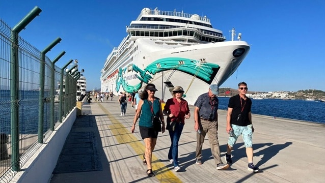 Bodrum'a 2 bin 446 turist getirdi