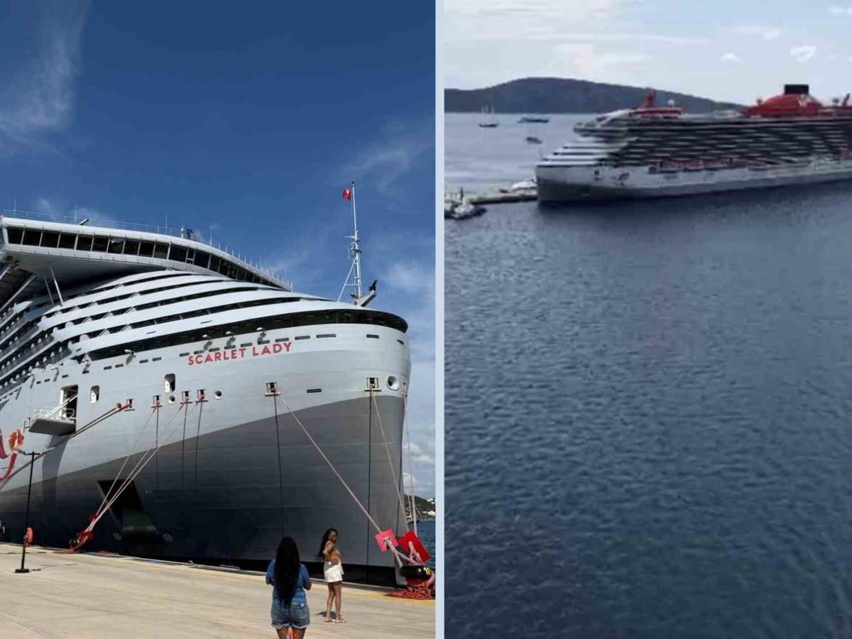 Daha önce hiç gelmemişlerdi: İki kruvaziyer aynı anda Bodrum’u seçti