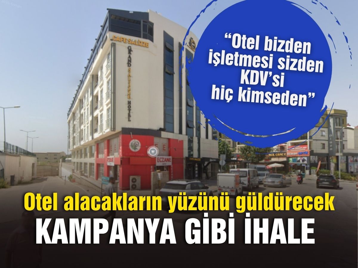 Yatırımcının yüzünü güldürecek ihale: Otel bizden işletmesi sizden KDV’si hiç kimseden