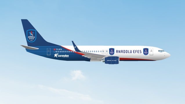 Corendon Airlines Anadolu Efes'e sponsor oldu