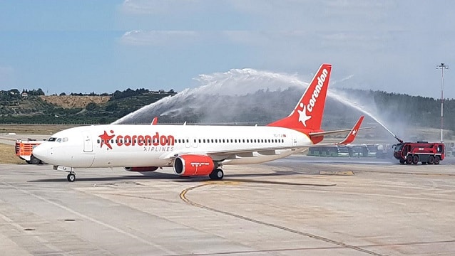 Corendon Airlines İzmir uçuşlarına başladı