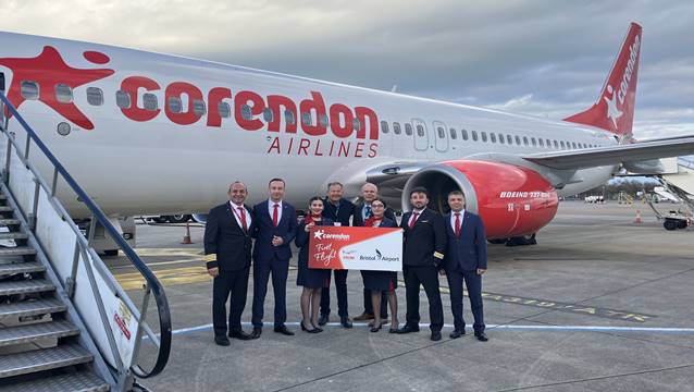 Corendon ilk uçuşla sezonu açtı... İngiltere'den ilgi büyük!