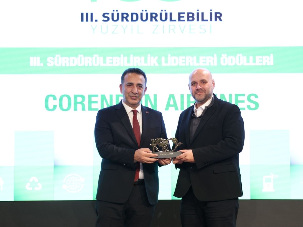 Corendon Airlines’a ‘Sürdürülebilirlik Liderleri Ödülü’
