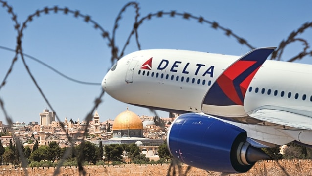 Delta Air Lines , İsrail uçuşlarını  2024 sonuna kadar durdurdu