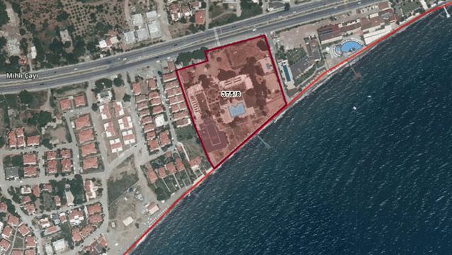 Denize sıfır otel 517 milyon liraya icradan satışa çıkarıldı