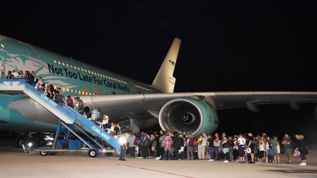 Dalaman'dan dev uçaklarla tahliye operasyonu