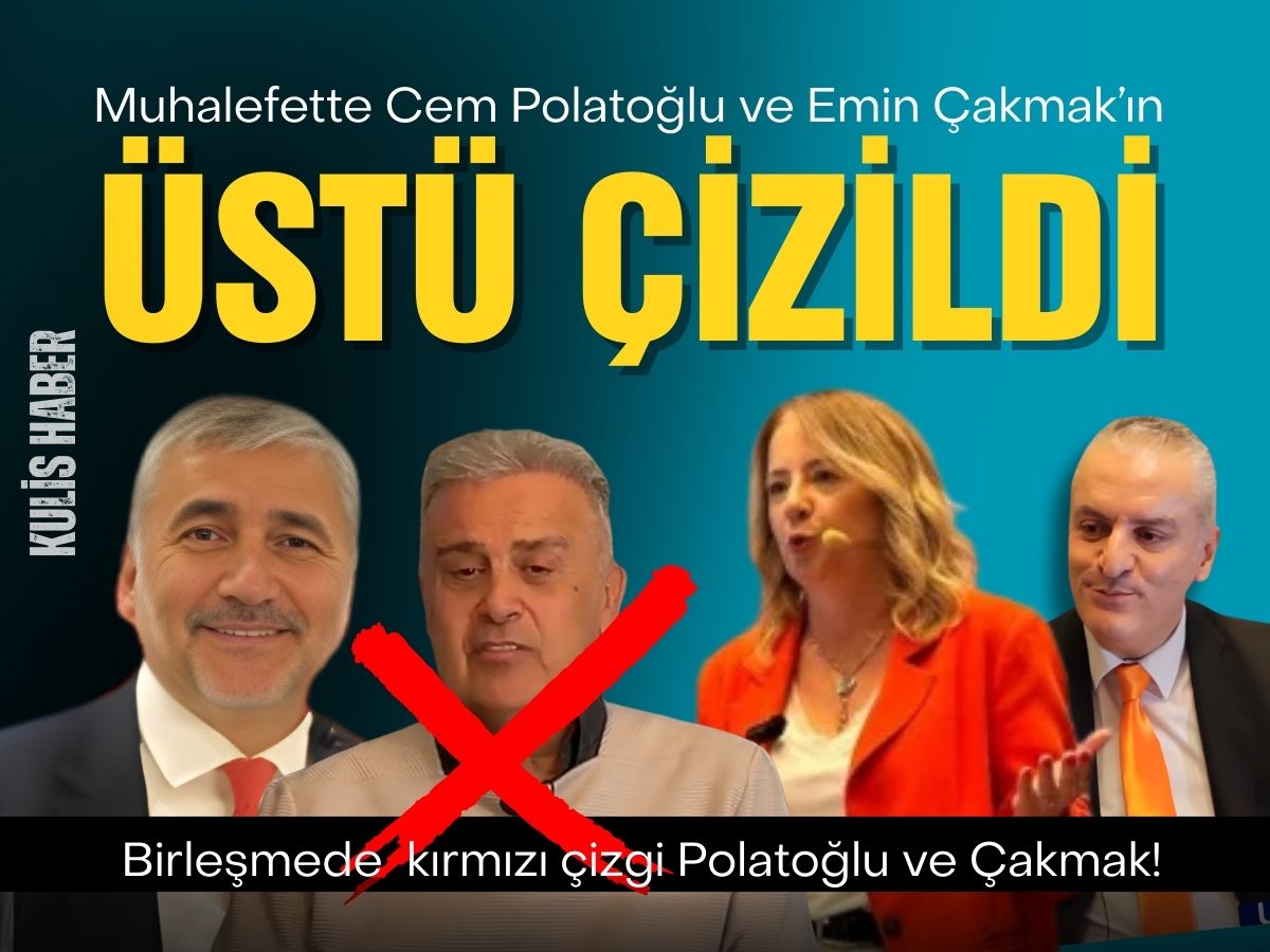 Cem Polatoğlu ve Emin Çakmak’ın üstünü çizdiler