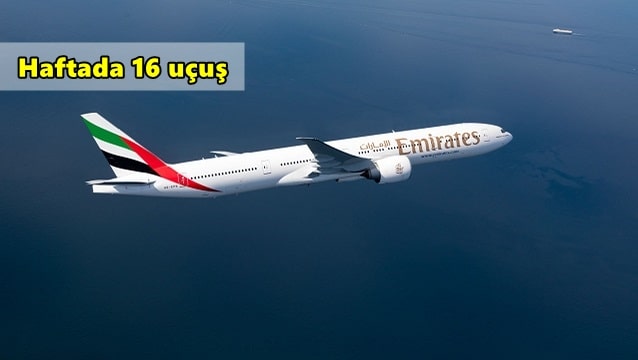 Emirates Sabiha Gökçen uçuşlarına başlıyor 