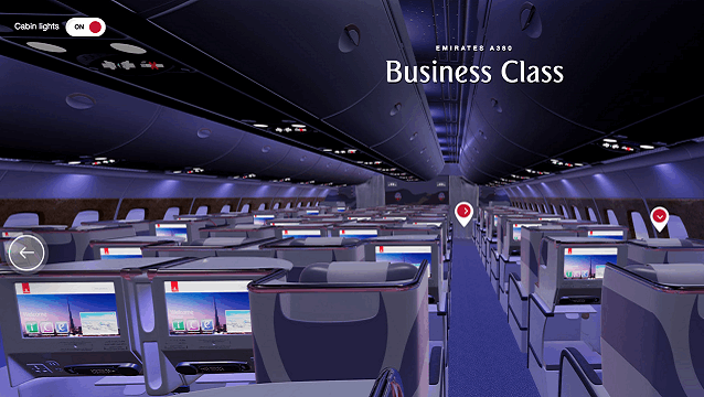Emirates yolcularına sanal gerçeklik teknolojisi sundu