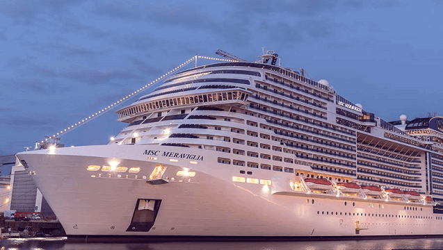 En büyük cruise gemisi denizlere merhaba dedi