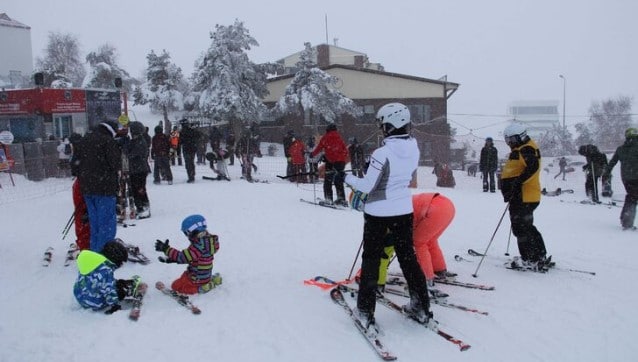 Erciyes'te doluluk sevinci!