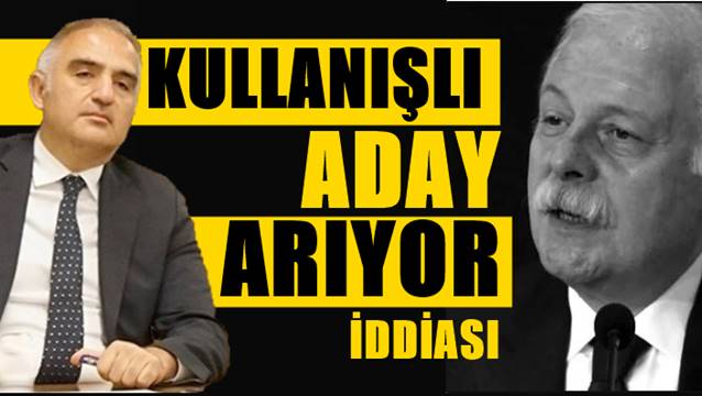 Ersoy, TÜRSAB başkanlığı için ‘kullanışlı aday arıyor’ iddiası…