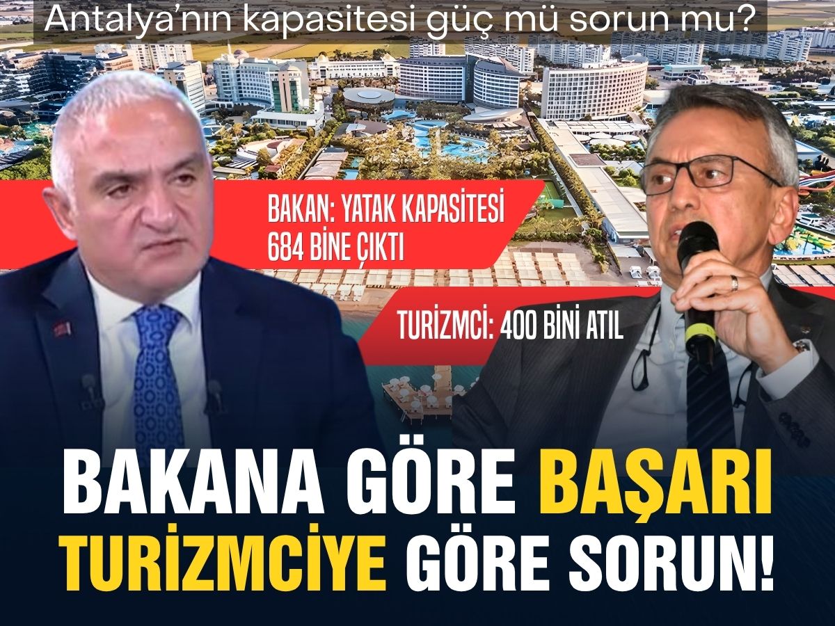 Bakan Ersoy, artan yatak kapasitesini başarı olarak lanse ederken turizmciler çözülmesi gereken sorun olarak görüyor