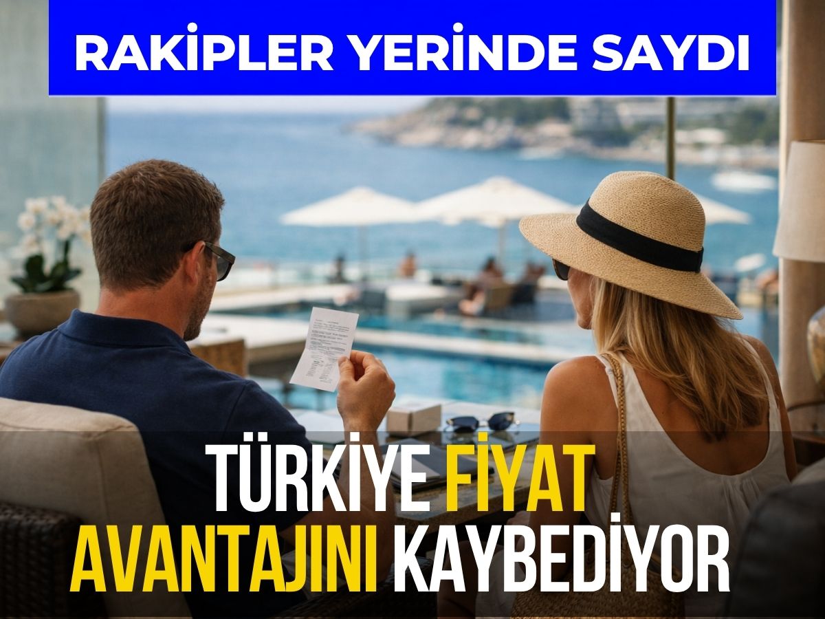 Türkiye turizminde sert kırılma: Fiyatlar rakiplerle makası kapattı