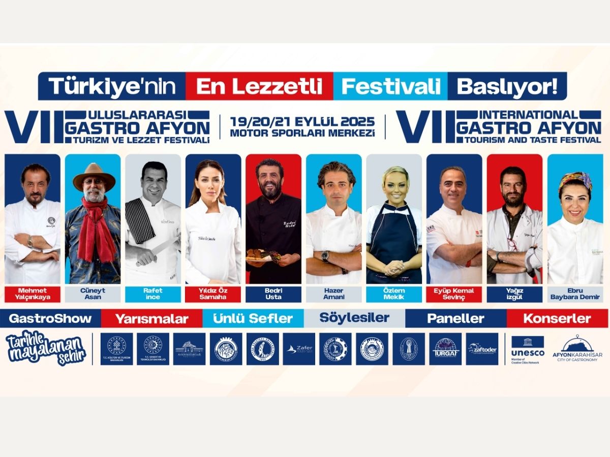 7. Uluslararası Gastro Afyon Turizm ve Lezzet Festivali başlıyor