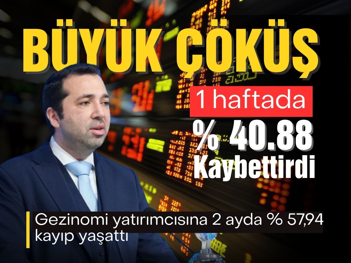 Gezinomi hisselerinde büyük düşüş