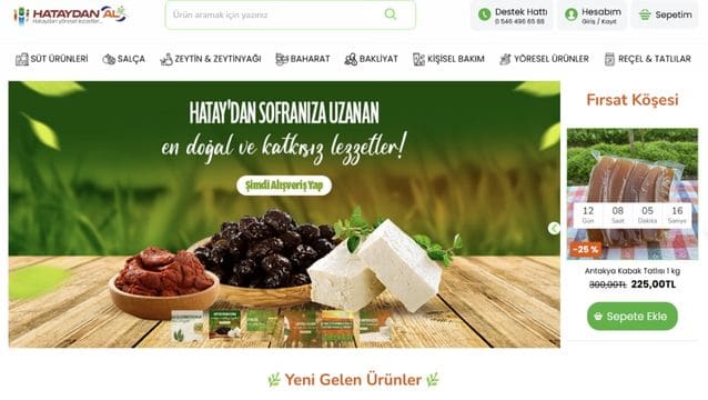 Hataydanal: Hatay’ın Eşsiz Yöresel Lezzetleri Kapınıza Geliyor