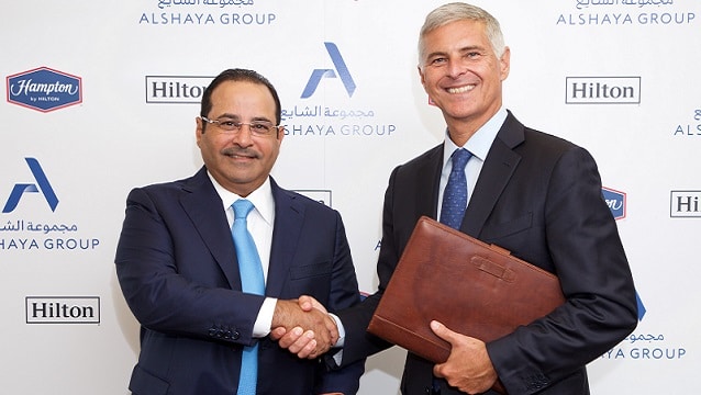 Hilton ve Alshaya Group 70 Hampton by Hilton oteli için el sıkıştı