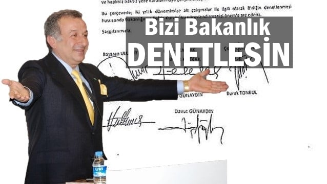 İbra olamayan Başaran Ulusoy yönetimi denetimi Bakanlığın yapmasını istedi