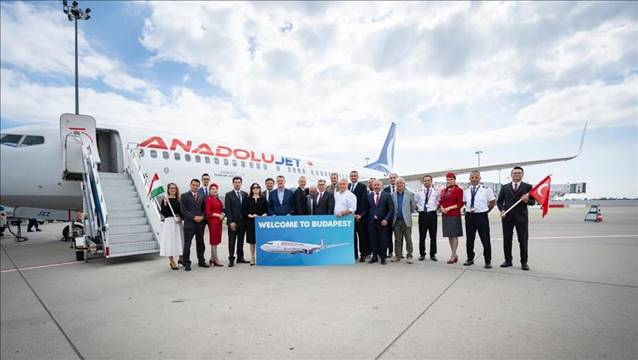 İlk Budapeşte uçuşunda doluluk memnun etti