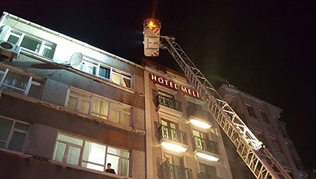İstanbul'da iki günde iki otel yangını