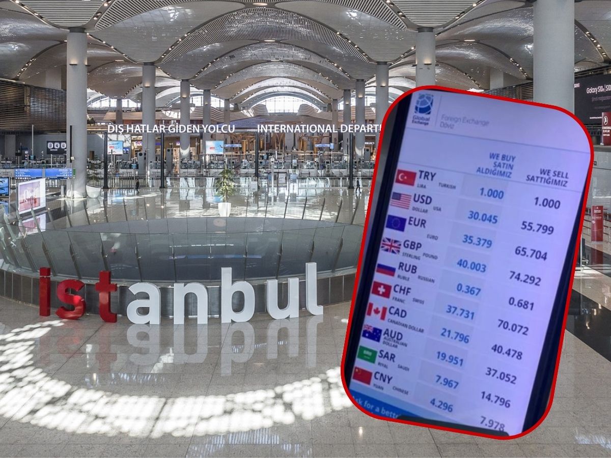 İstanbul Havalimanı’nda dolar 55 TL’yi geçti