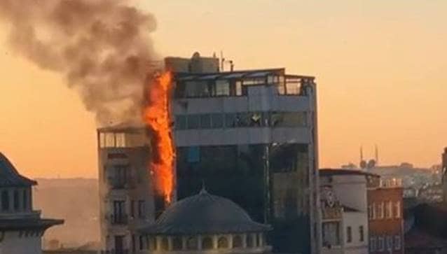 İstanbul'un göbeğindeki otelde korku dolu anlar!