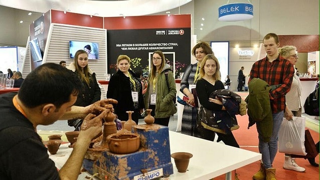 İşte MITT Moskova Fuarı’ndaki Türkiye standı…