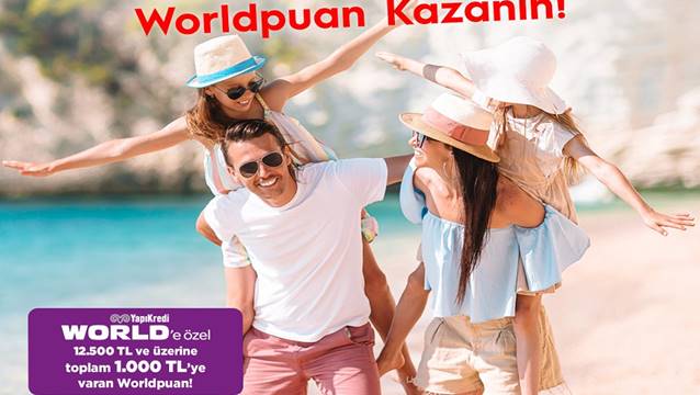 Jolly'de toplamda 1.000 TL’ye varan Worldpuan!