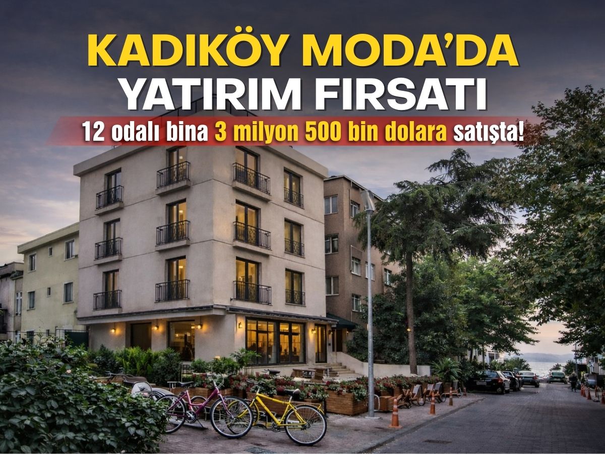 Kadıköy Moda’da çok amaçlı kullanım potansiyeline sahip bina satışa çıktı