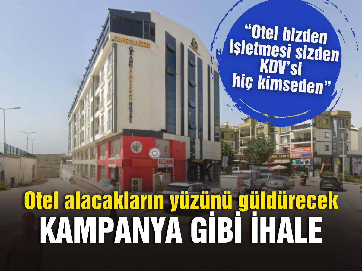 Yatırımcının yüzünü güldürecek ihale: Otel bizden işletmesi sizden KDV’si hiç kimseden