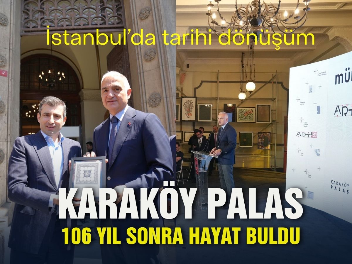 Karaköy Palas’ta büyük açılış: 106 yıllık yapı yepyeni bir kimlik kazandı