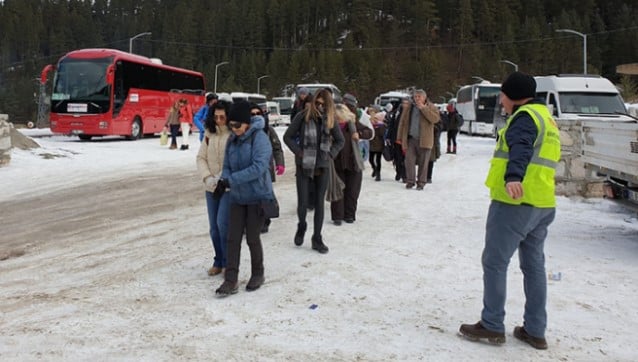 Kayak Merkezi'ne kaçak tur düzenleyenlere ceza!
